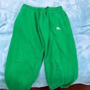 Nike men's Vibrant Green Joggers